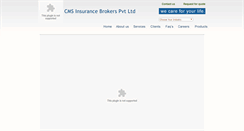 Desktop Screenshot of cmsinsurancebrokers.com